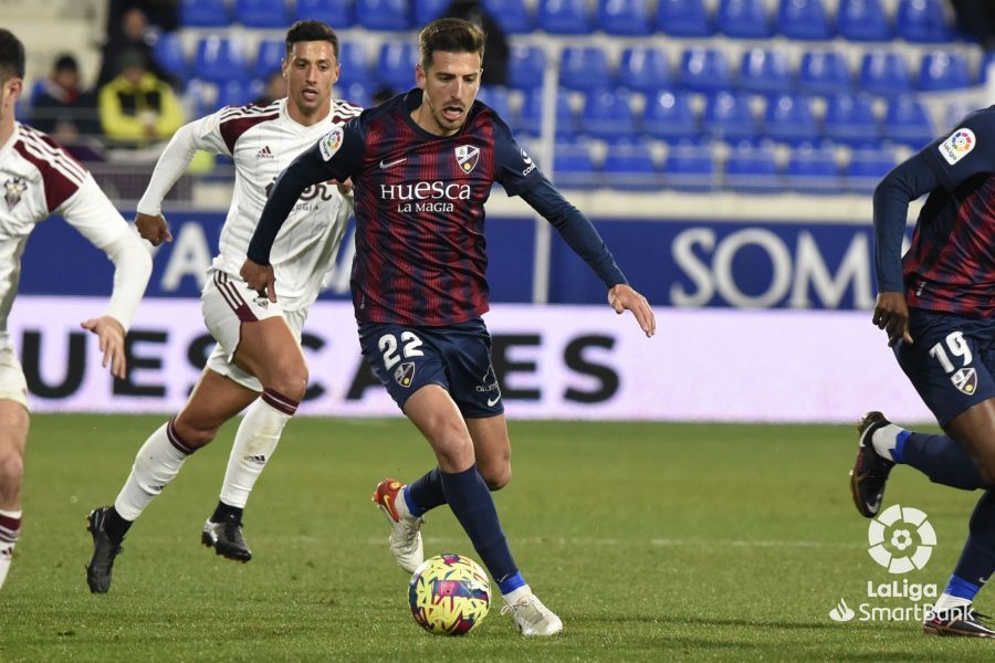 Imágenes del Huesca Albacete. Foto La Liga 