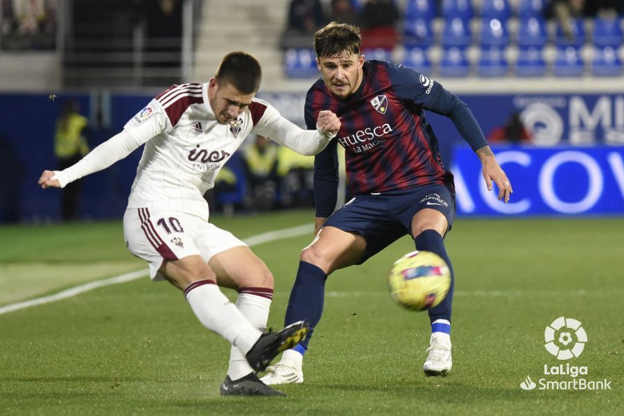 Imágenes del Huesca Albacete. Foto La Liga 