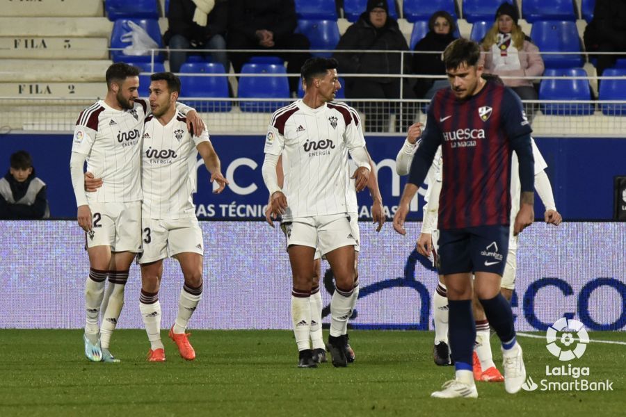Imágenes del Huesca Albacete. Foto La Liga