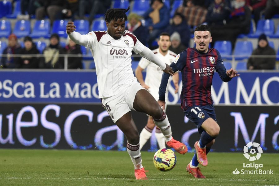 Imágenes del Huesca Albacete. Foto La Liga 