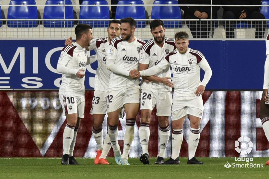 Imágenes del Huesca Albacete. Foto La Liga 