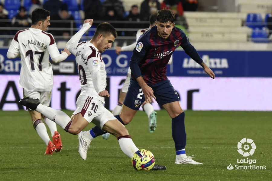 Imágenes del Huesca Albacete. Foto La Liga 