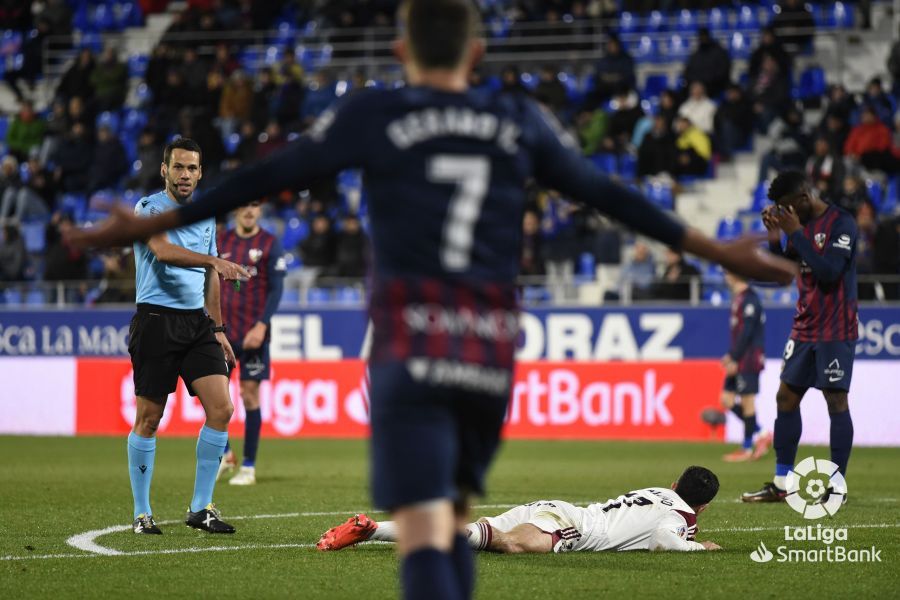 Imágenes del Huesca Albacete. Foto La Liga 