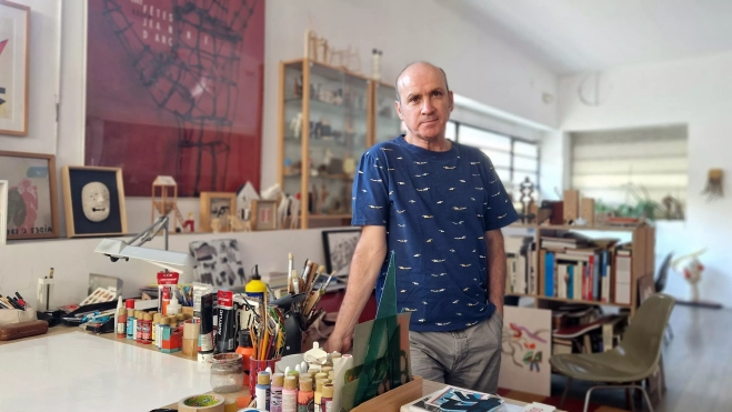 Isidro Ferrer. Foto Myriam Martínez 1 Isidro Ferrer. Foto Myriam Martínez 1