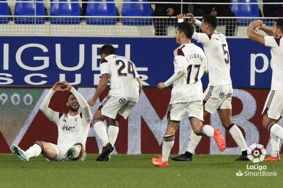 Imágenes del Huesca Albacete. Foto La Liga