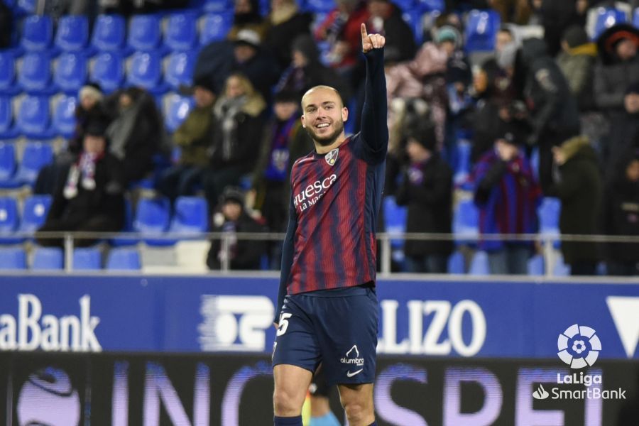 Imagen del partido Huesca Albacete. Foto La Liga 