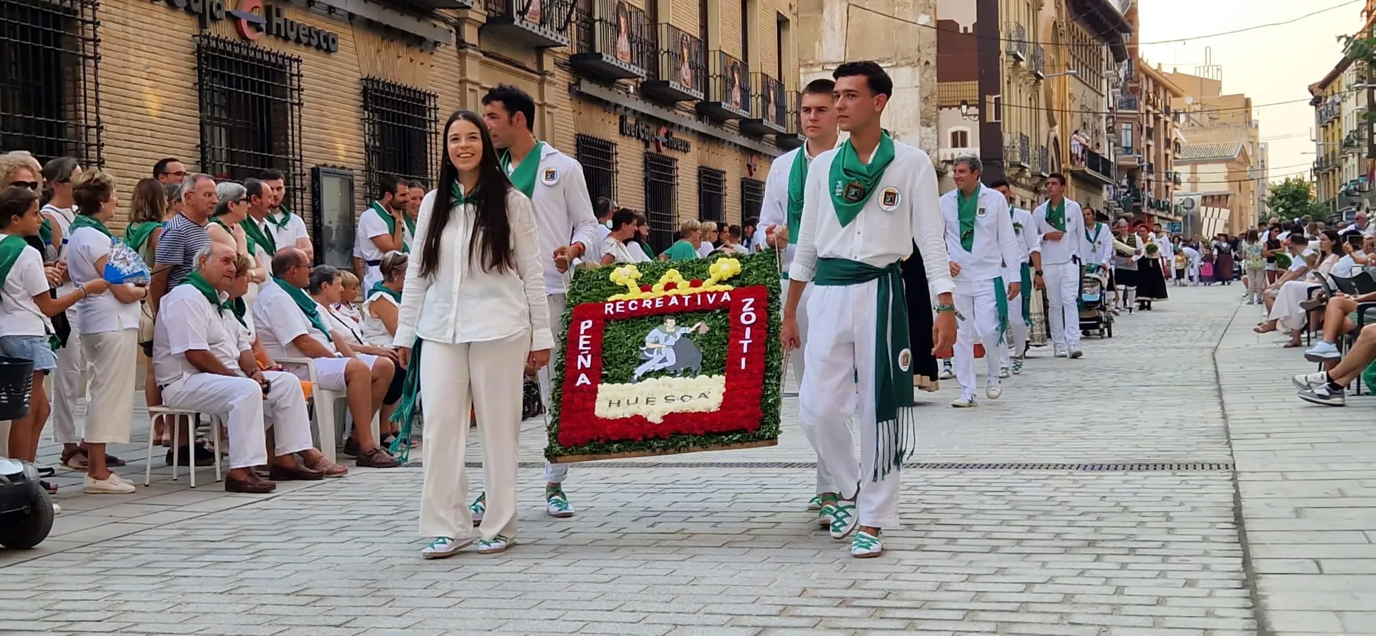 Ofrenda de Flores y Frutos a San Lorenzo. Foto Myriam Martínez
