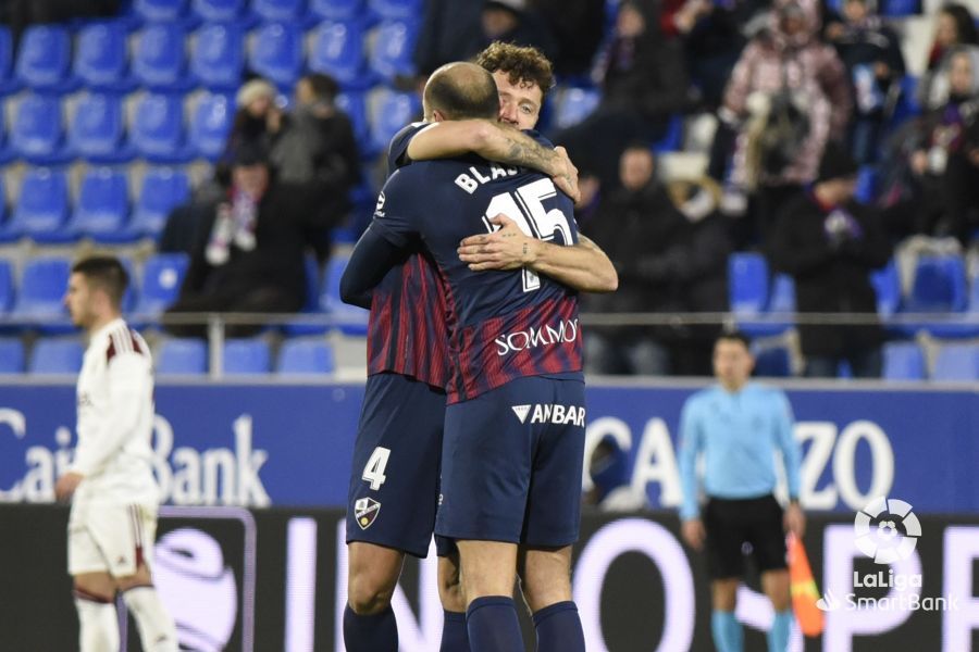 Imagen del partido Huesca Albacete. Foto La Liga 