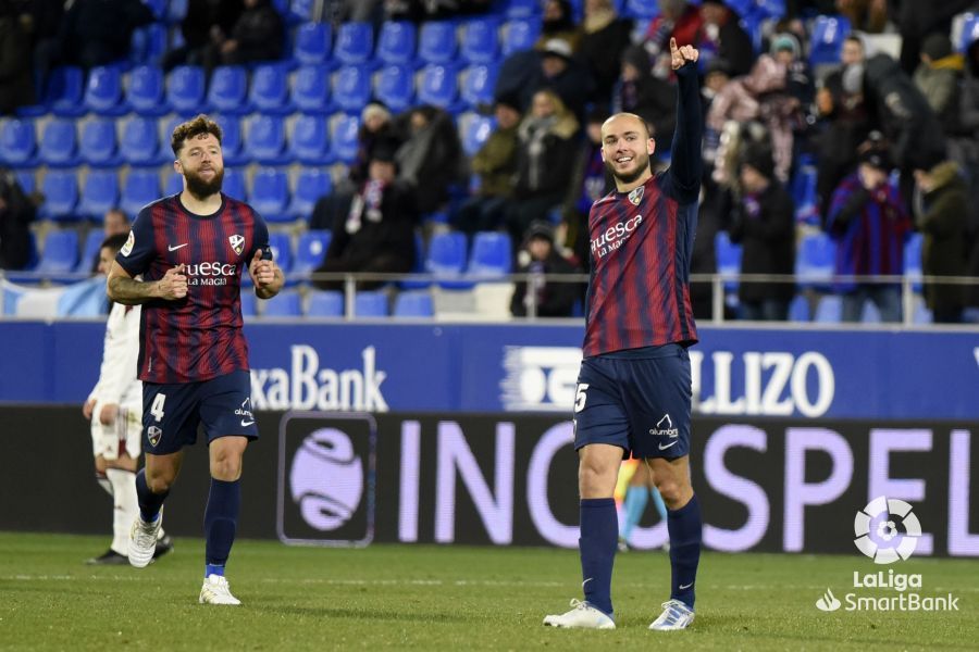 Imagen del partido Huesca Albacete. Foto La Liga 