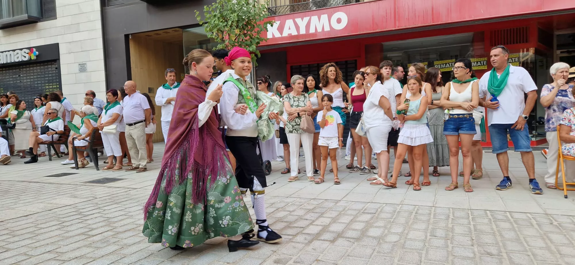 Ofrenda de Flores y Frutos a San Lorenzo. Foto Myriam Martínez