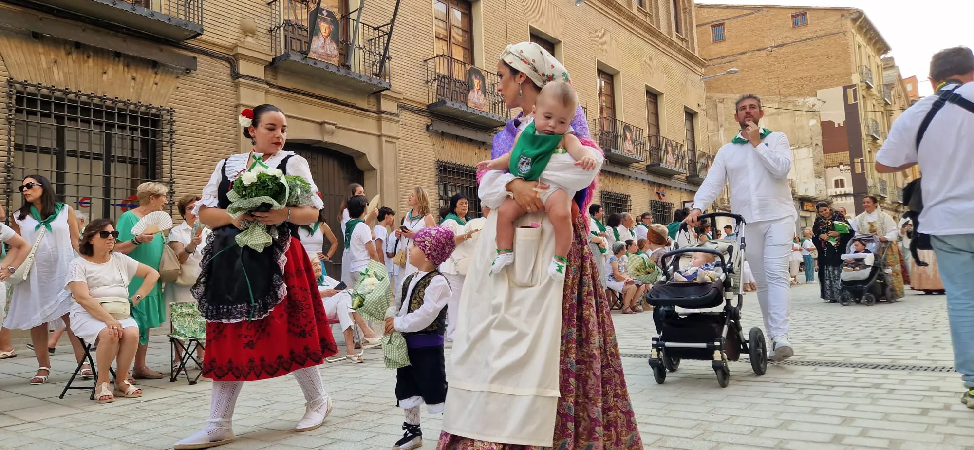 Ofrenda de Flores y Frutos a San Lorenzo. Foto Myriam Martínez
