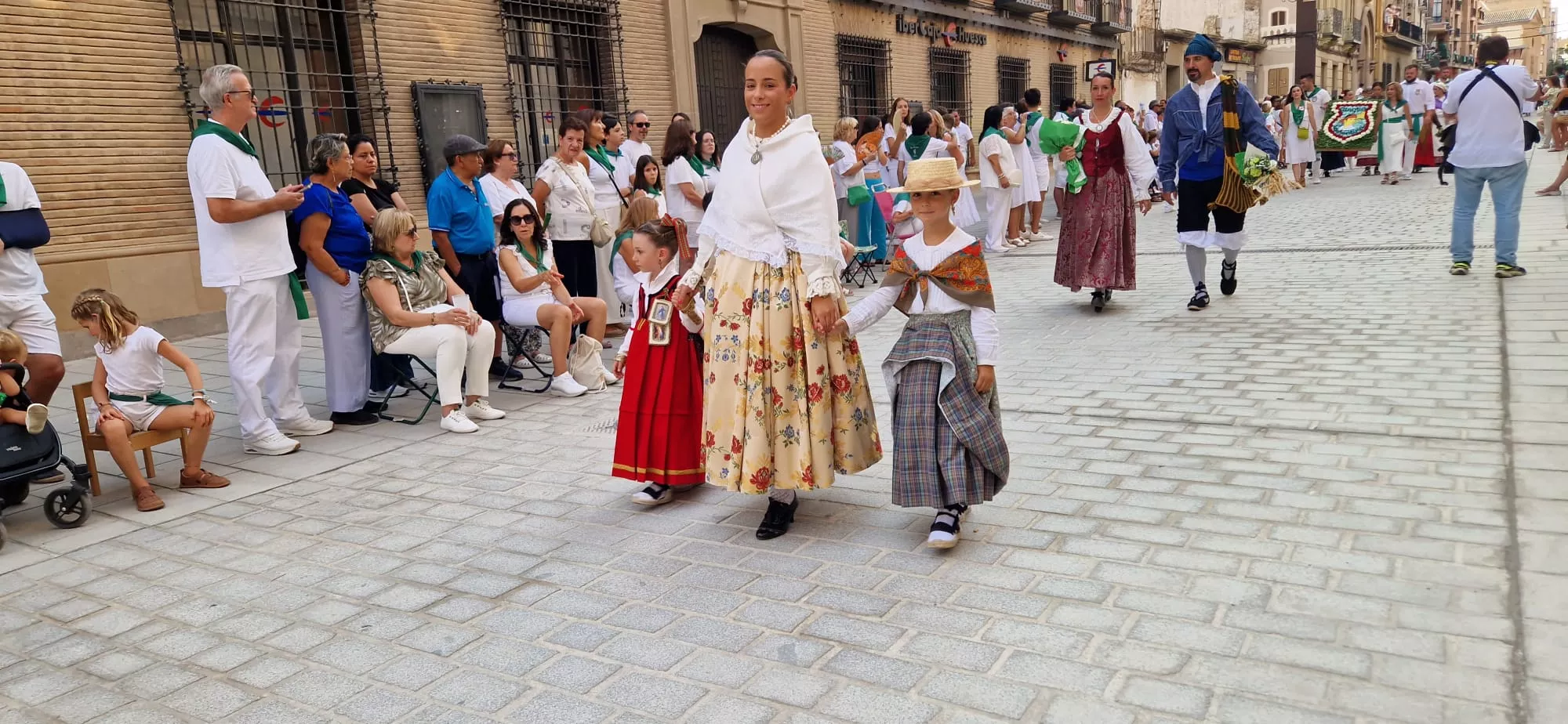 Ofrenda de Flores y Frutos a San Lorenzo. Foto Myriam Martínez