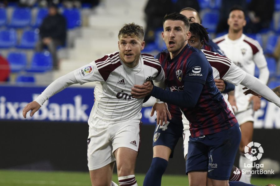 Imagen del partido Huesca Albacete. Foto La Liga 