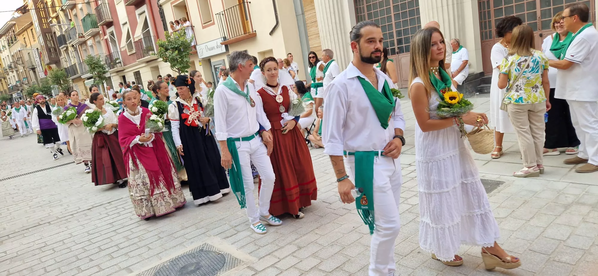 Ofrenda de Flores y Frutos a San Lorenzo. Foto Myriam Martínez