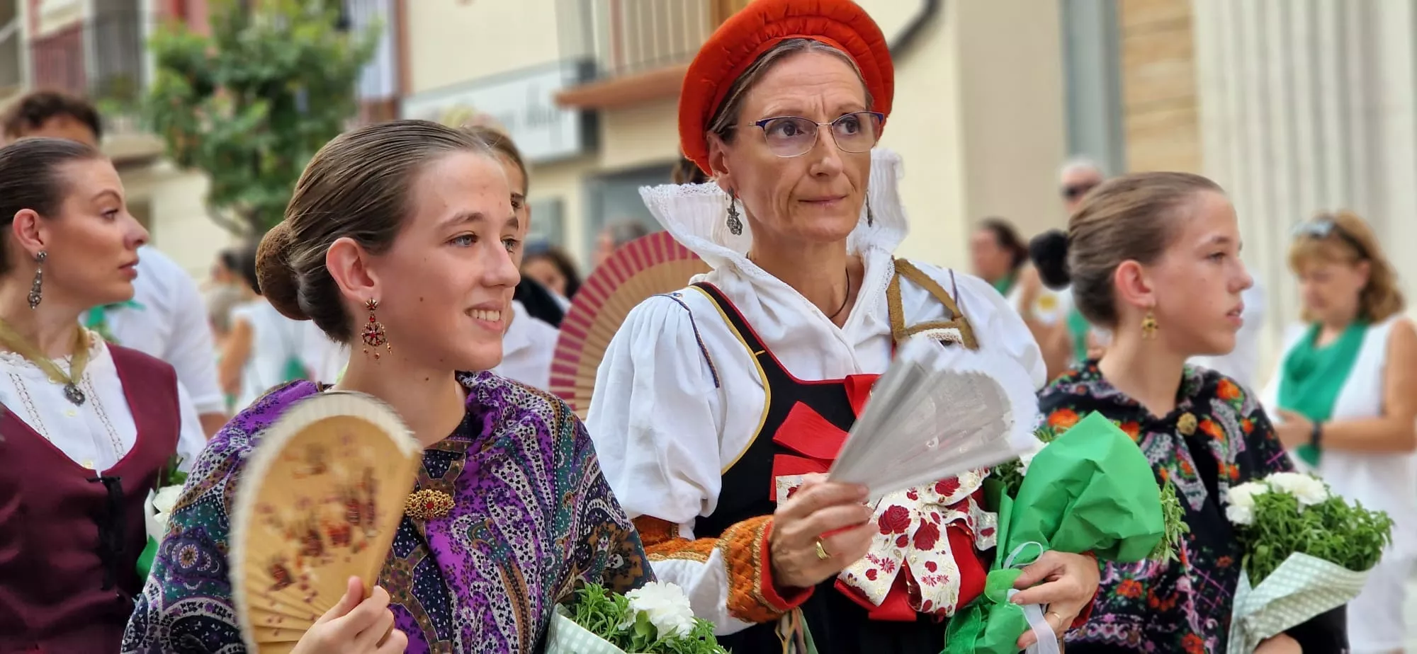 Ofrenda de Flores y Frutos a San Lorenzo. Foto Myriam Martínez