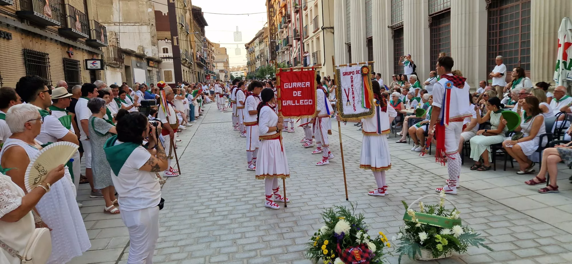 Ofrenda de Flores y Frutos a San Lorenzo. Foto Myriam Martínez