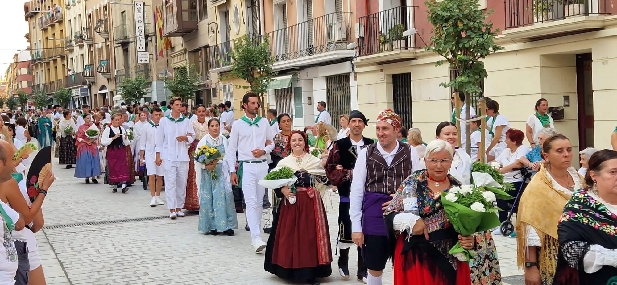 Ofrenda de Flores y Frutos a San Lorenzo. Foto Myriam Martínez