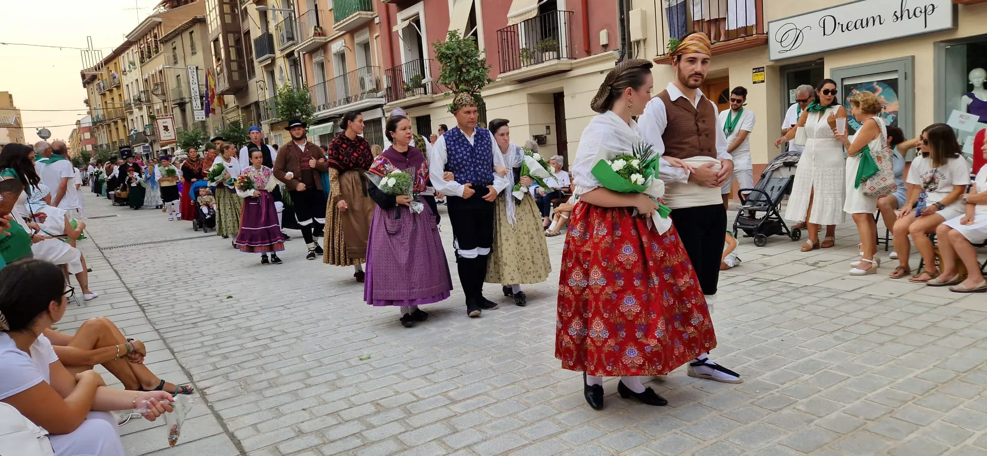 Ofrenda de Flores y Frutos a San Lorenzo. Foto Myriam Martínez