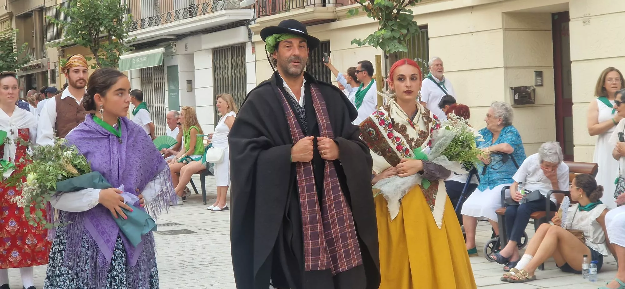 Ofrenda de Flores y Frutos a San Lorenzo. Foto Myriam Martínez