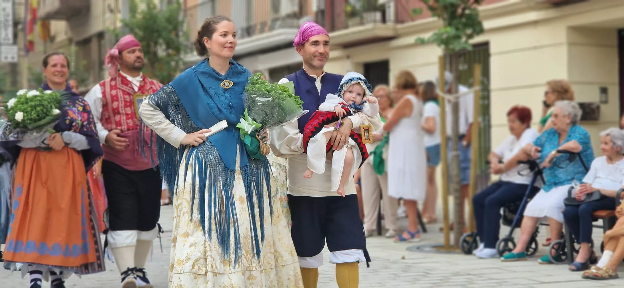 Ofrenda de Flores y Frutos a San Lorenzo. Foto Myriam Martínez