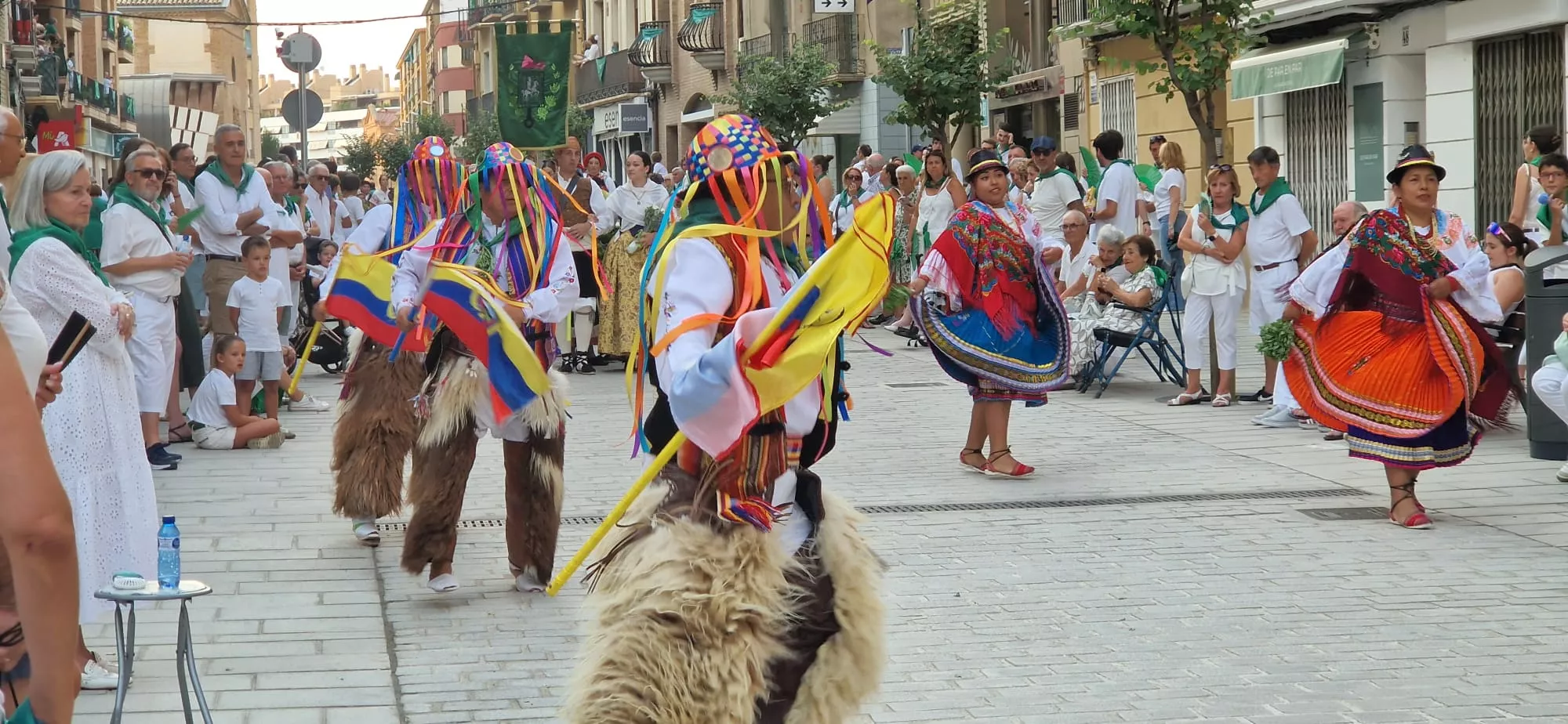 Ofrenda de Flores y Frutos a San Lorenzo. Foto Myriam Martínez