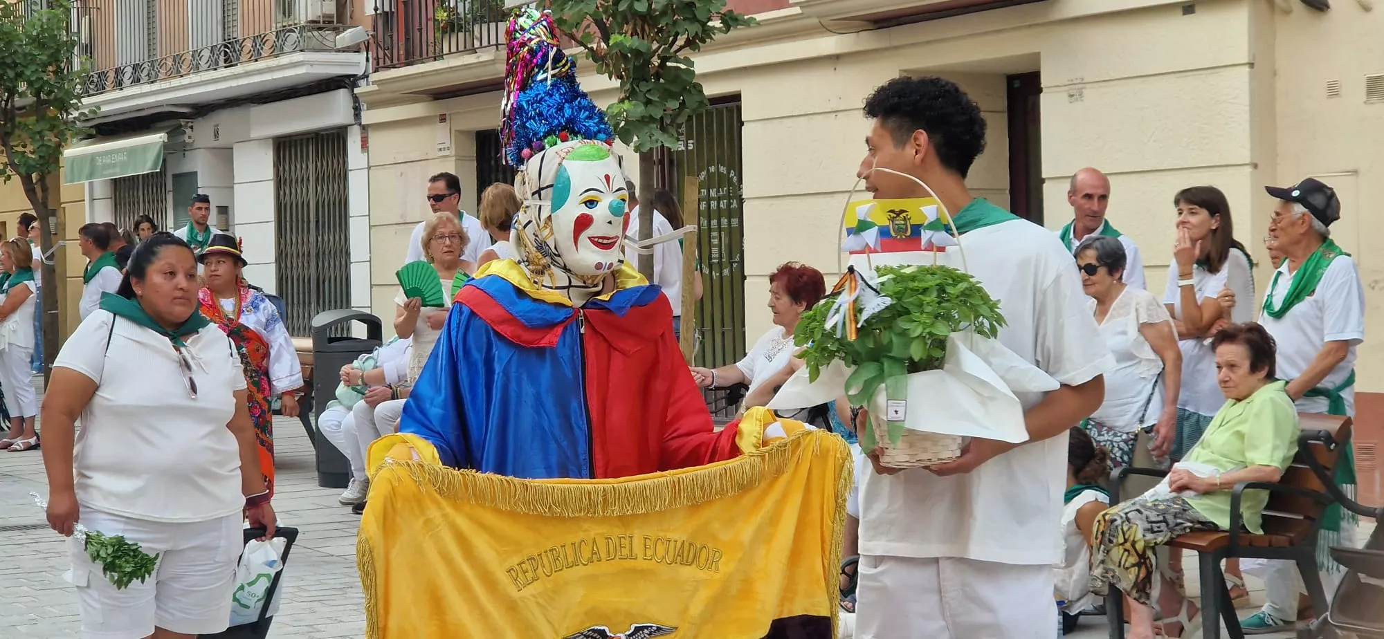Ofrenda de Flores y Frutos a San Lorenzo. Foto Myriam Martínez