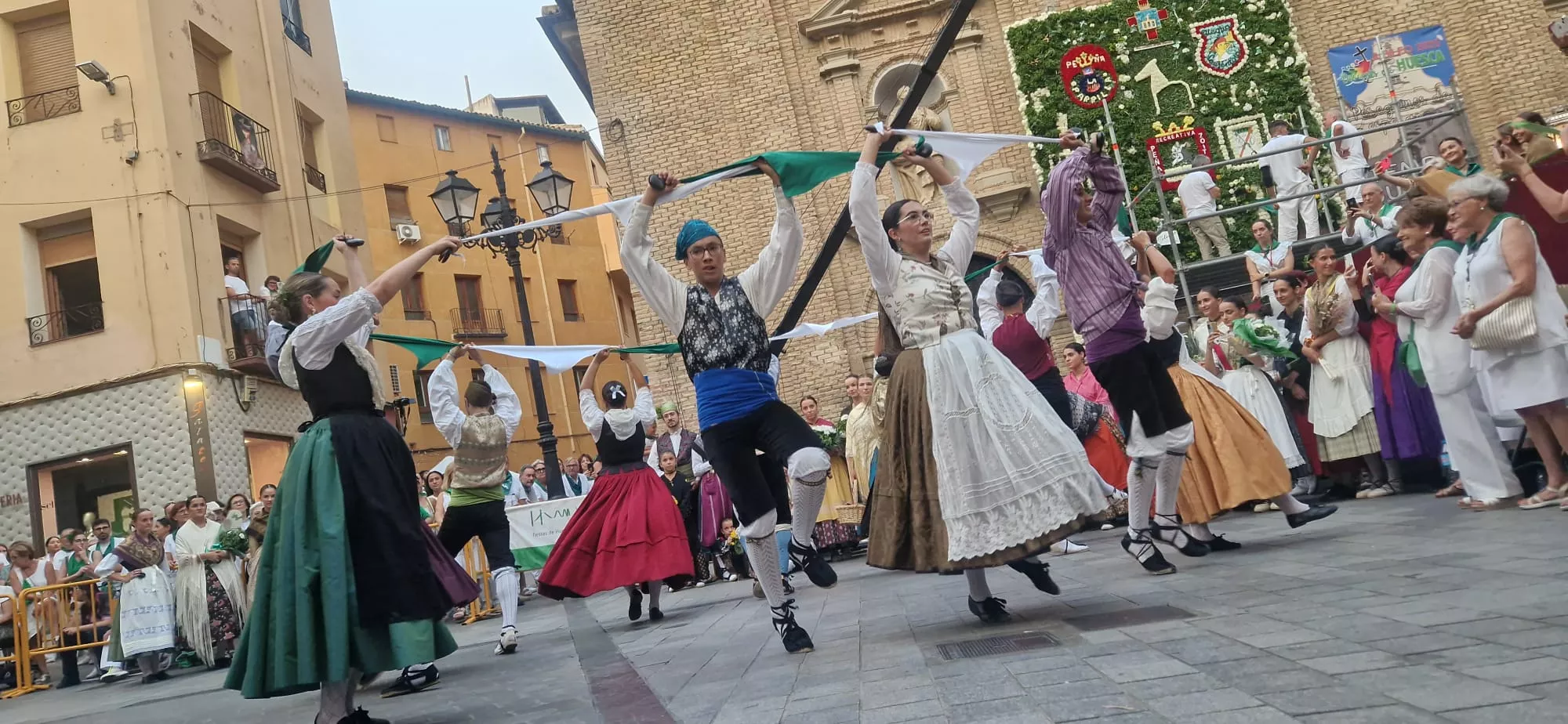 Ofrenda de Flores y Frutos a San Lorenzo. Foto Myriam Martínez