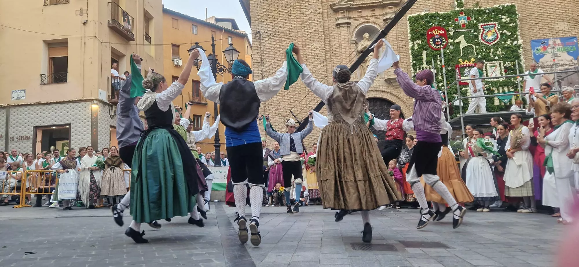 Ofrenda de Flores y Frutos a San Lorenzo. Foto Myriam Martínez