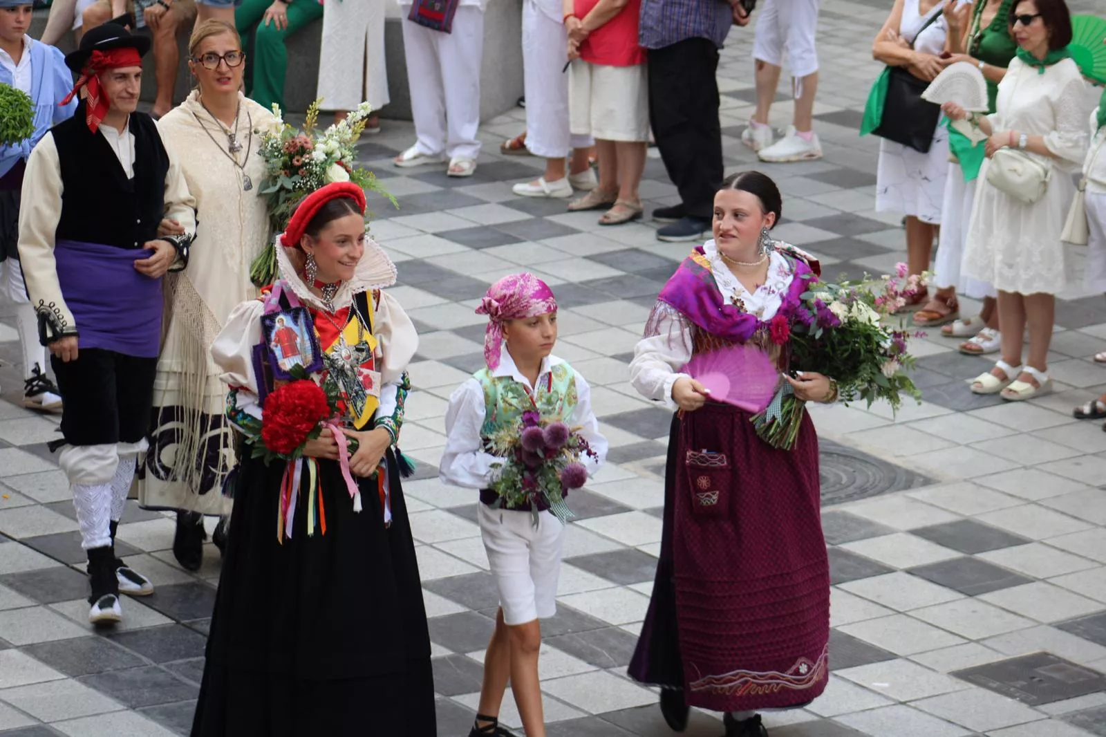 Ofrenda de Flores y Frutos a San Lorenzo. Foto Marina DePlacido