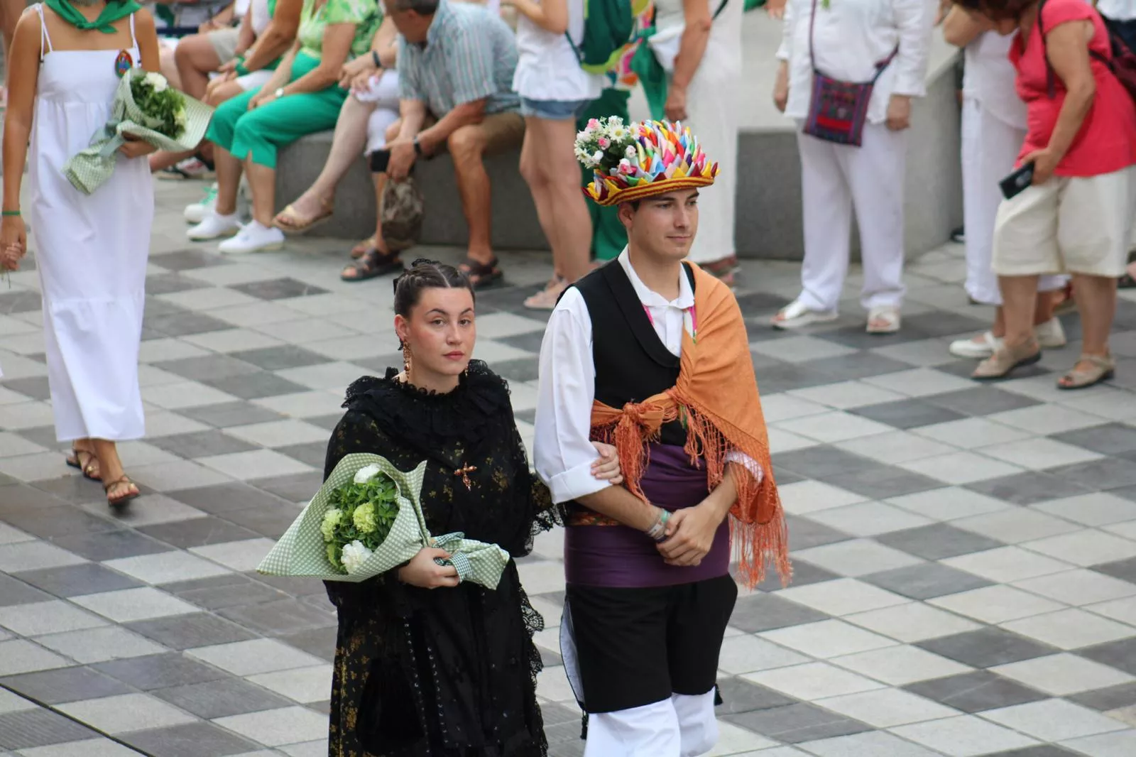 Ofrenda de Flores y Frutos a San Lorenzo. Foto Marina DePlacido