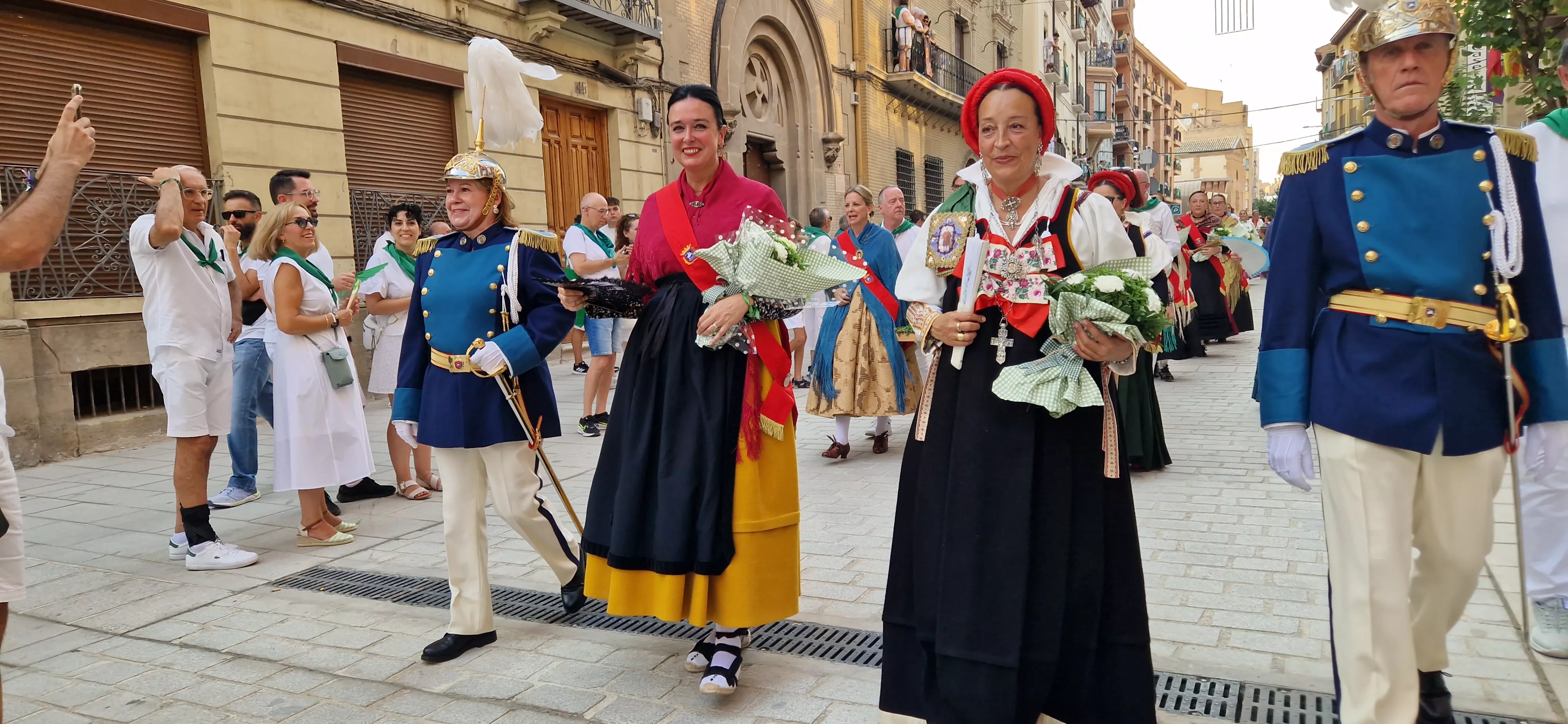 Ofrenda de Flores y Frutos a San Lorenzo. Foto Myriam Martínez