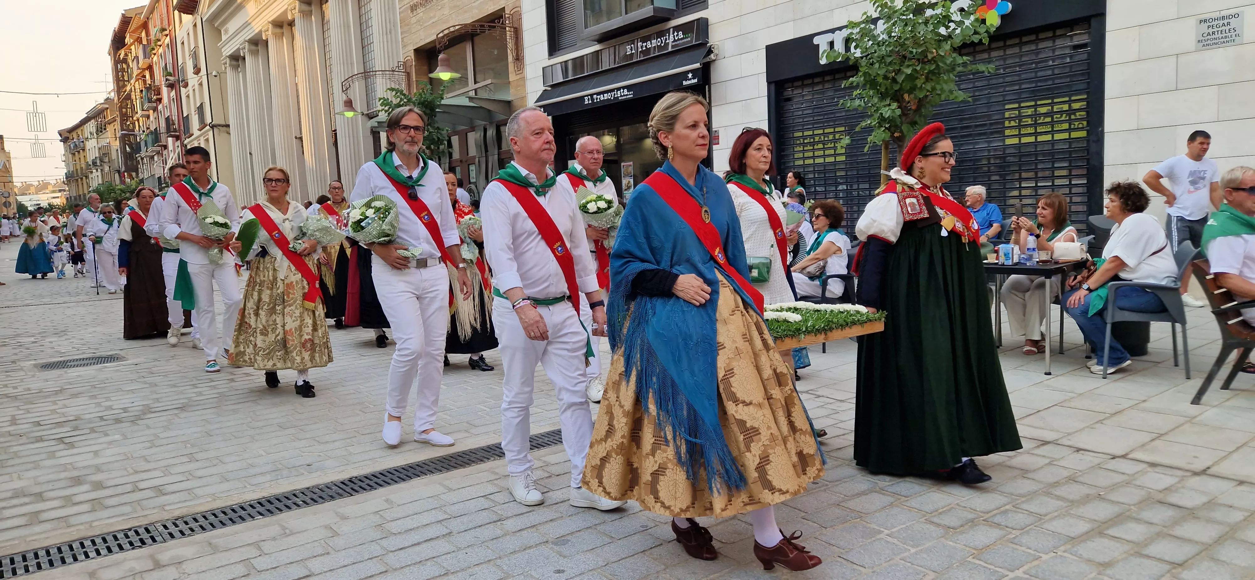 Ofrenda de Flores y Frutos a San Lorenzo. Foto Myriam Martínez