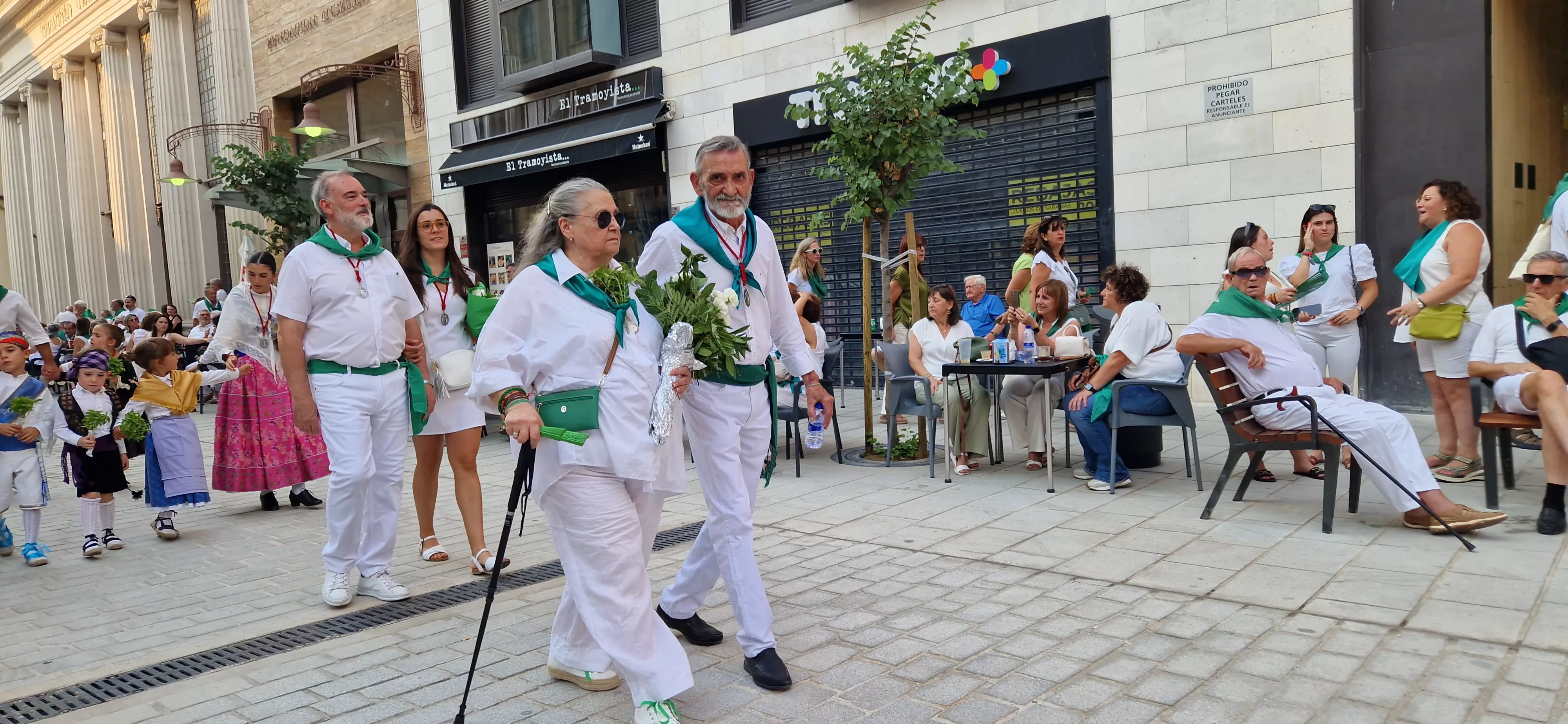 Ofrenda de Flores y Frutos a San Lorenzo. Foto Myriam Martínez