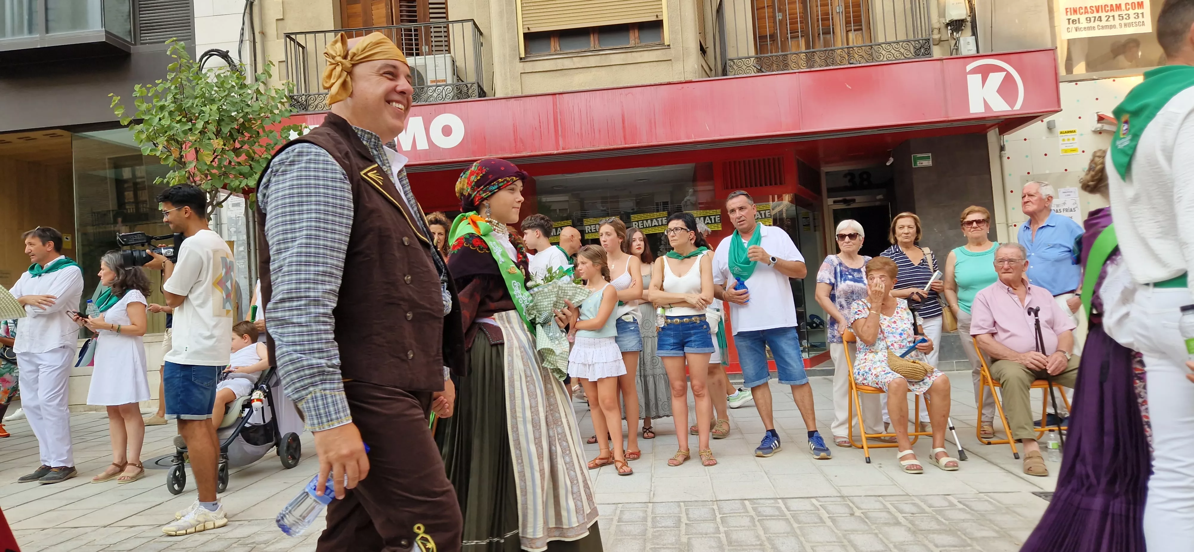Ofrenda de Flores y Frutos a San Lorenzo. Foto Myriam Martínez