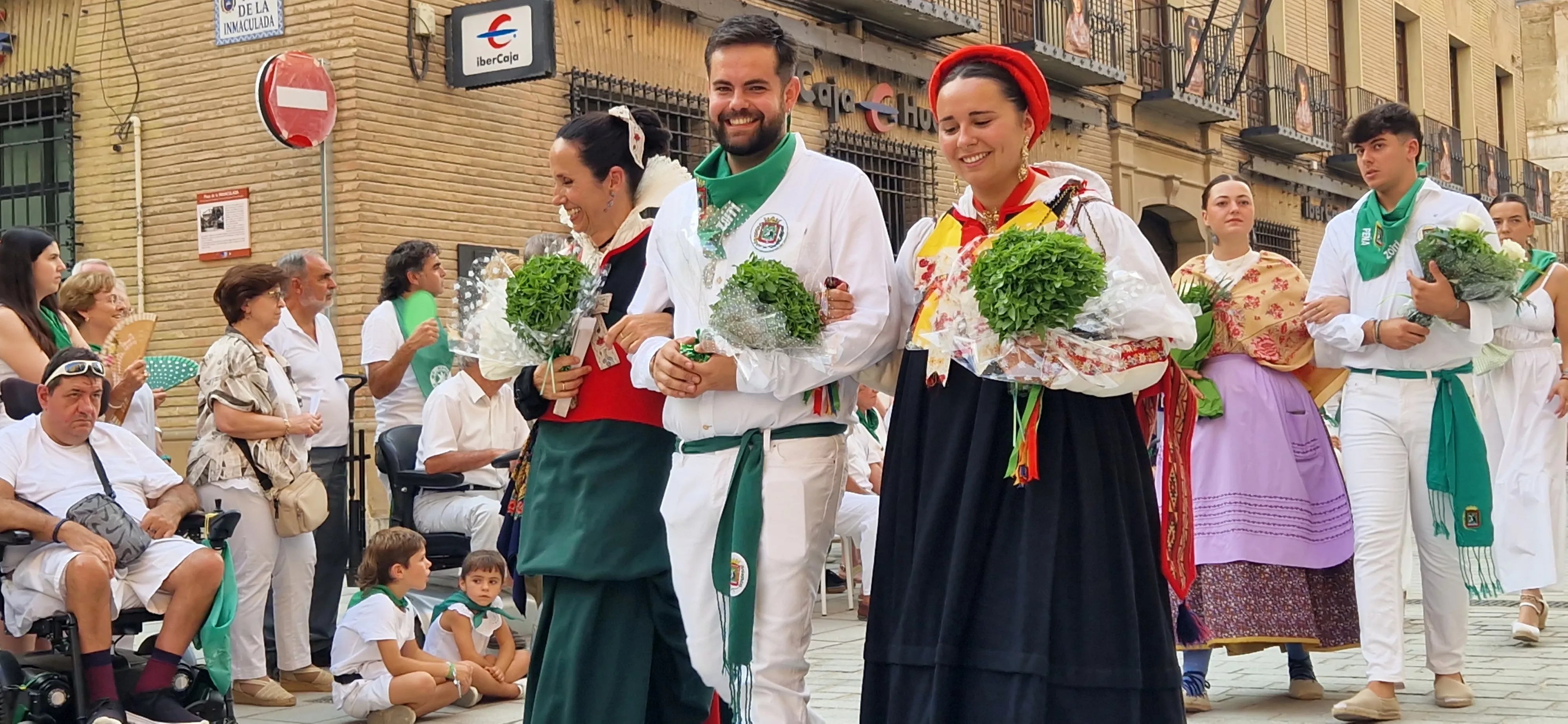 Ofrenda de Flores y Frutos a San Lorenzo. Foto Myriam Martínez