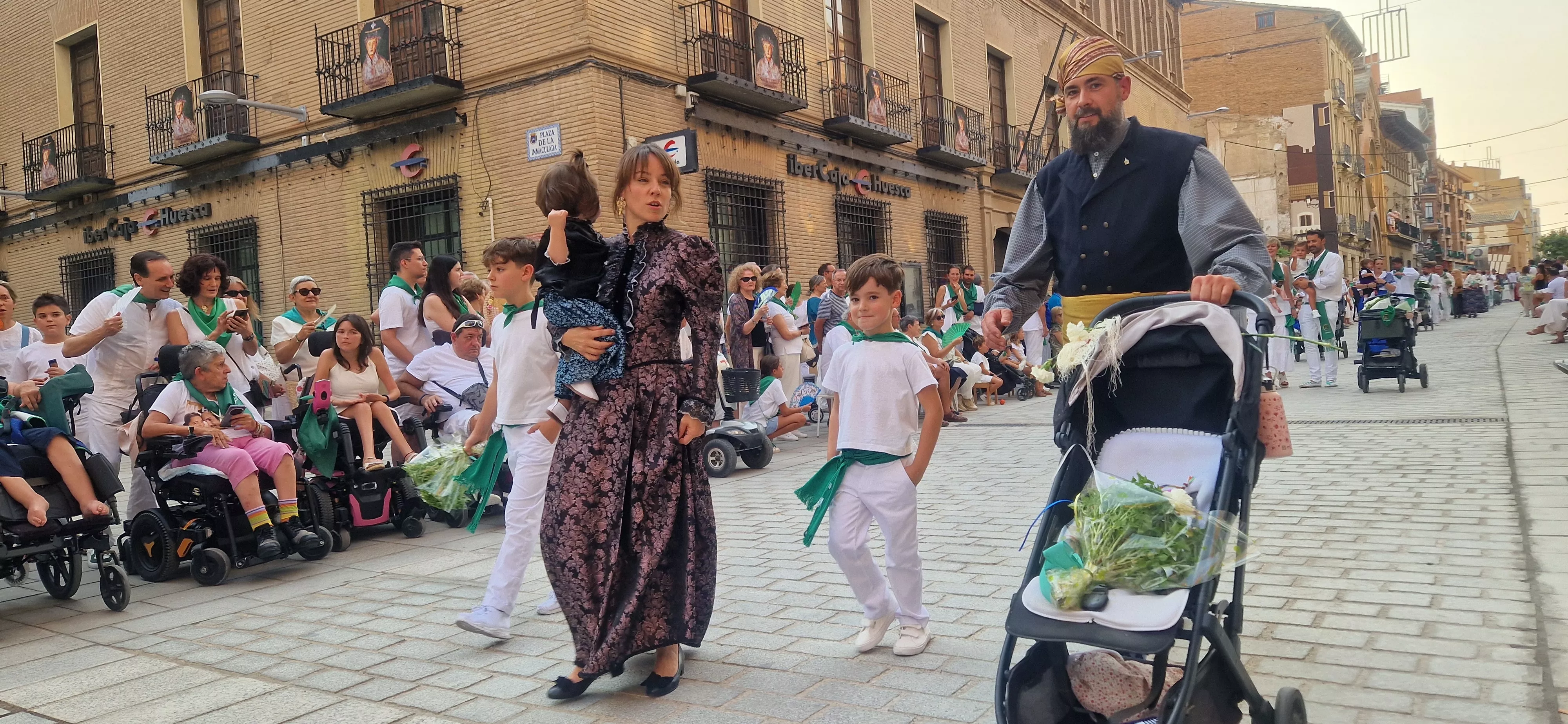 Ofrenda de Flores y Frutos a San Lorenzo. Foto Myriam Martínez