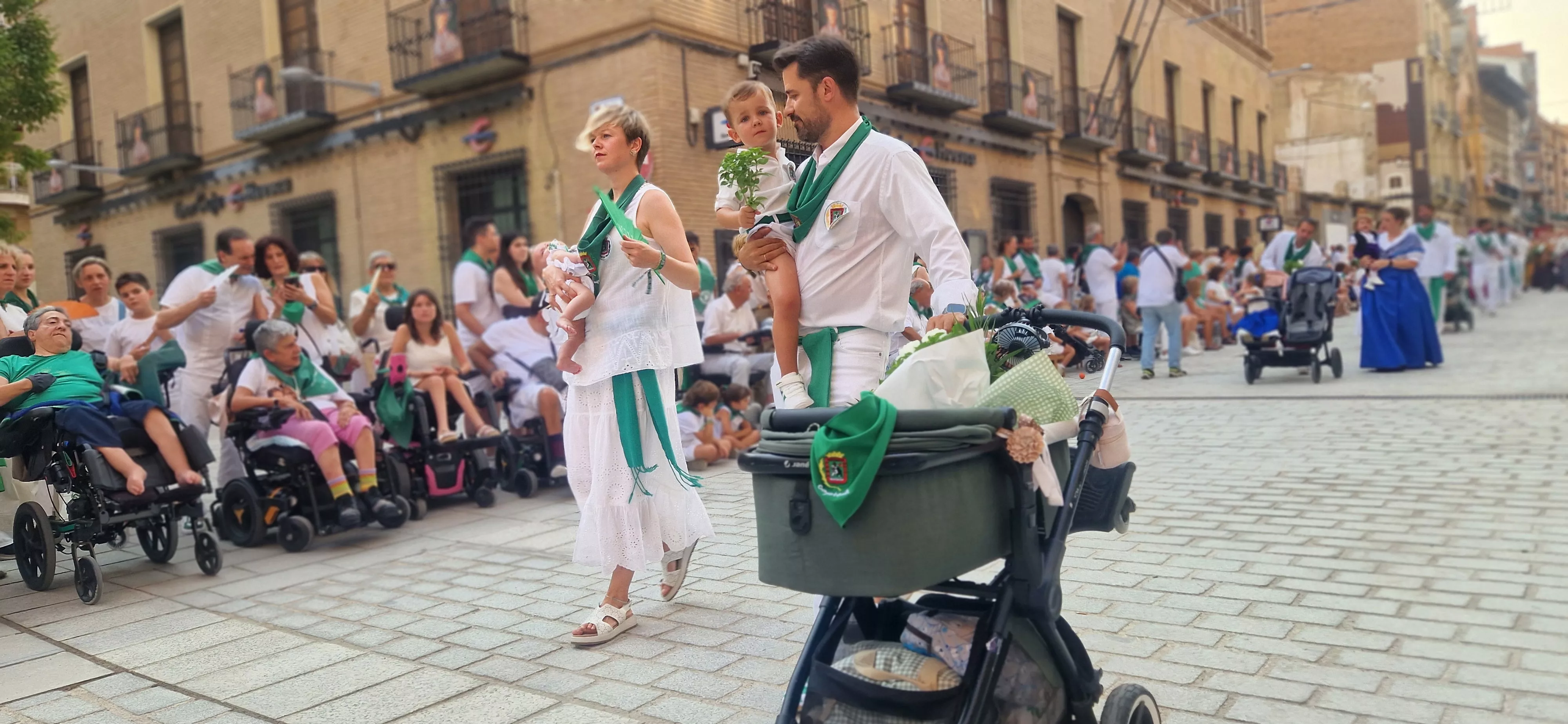 Ofrenda de Flores y Frutos a San Lorenzo. Foto Myriam Martínez