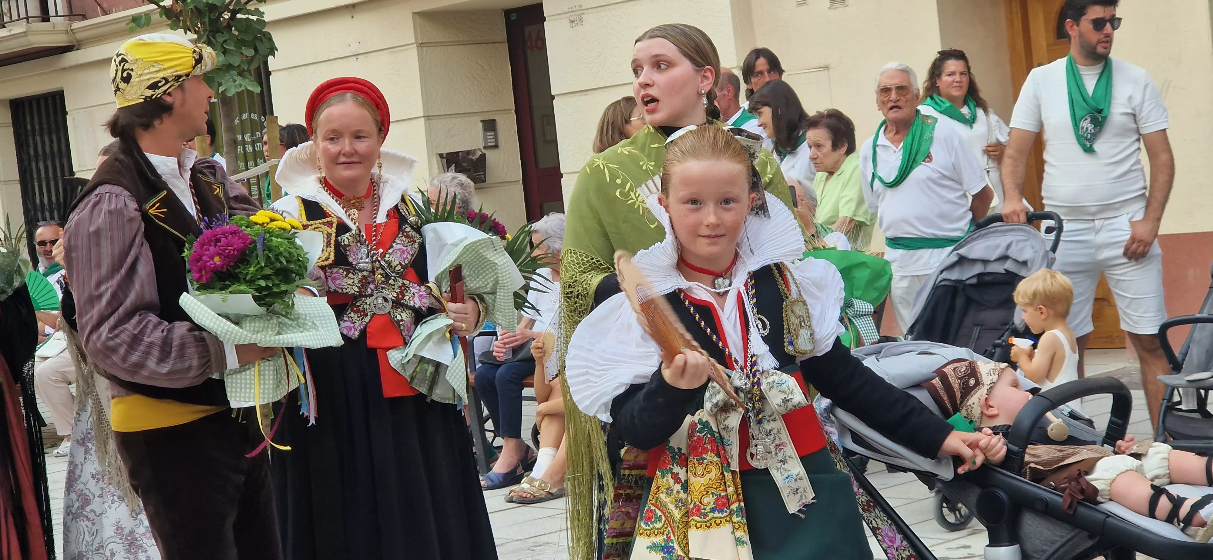 Ofrenda de Flores y Frutos a San Lorenzo. Foto Myriam Martínez