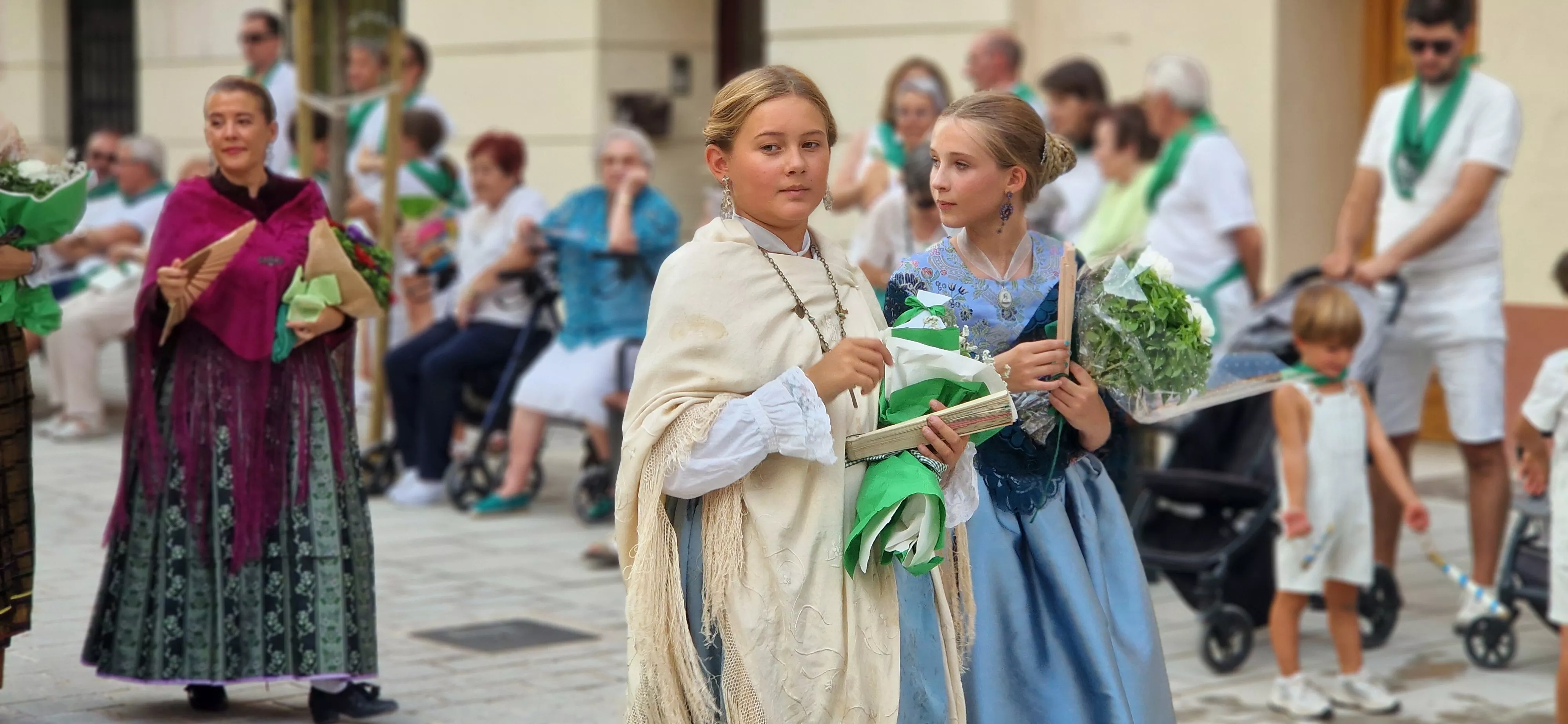 Ofrenda de Flores y Frutos a San Lorenzo. Foto Myriam Martínez