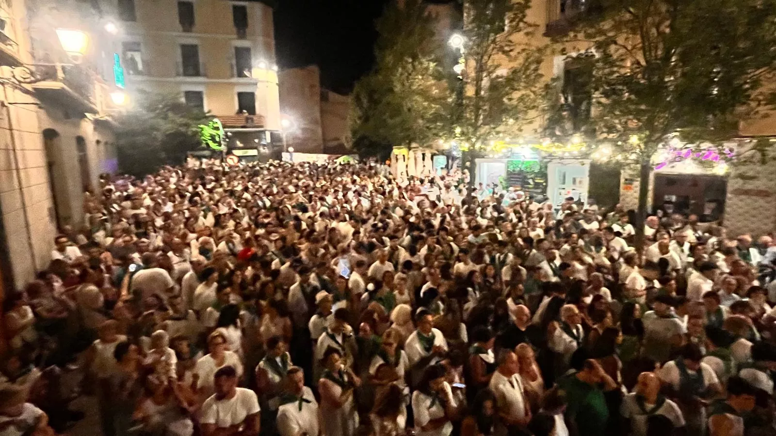 Despedida al Santo en la Plaza de San Lorenzo