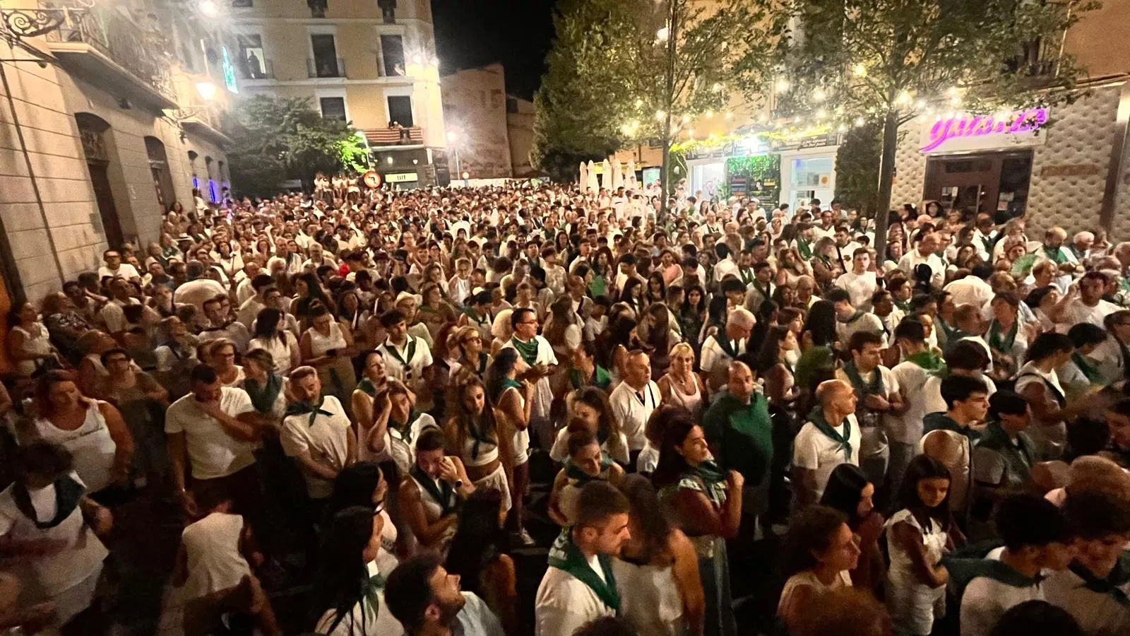 Despedida al Santo en la Plaza de San Lorenzo