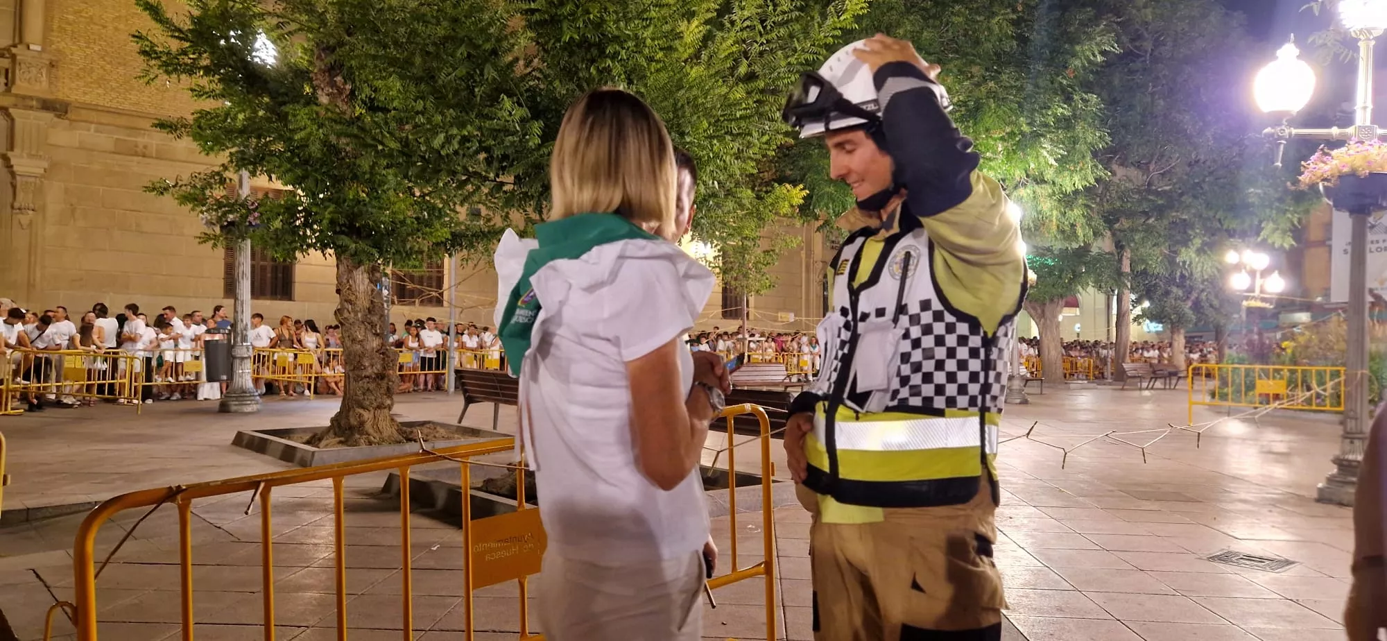 Colección de fuegos artificiales y traca final de San Lorenzo. Foto Myriam Martínez