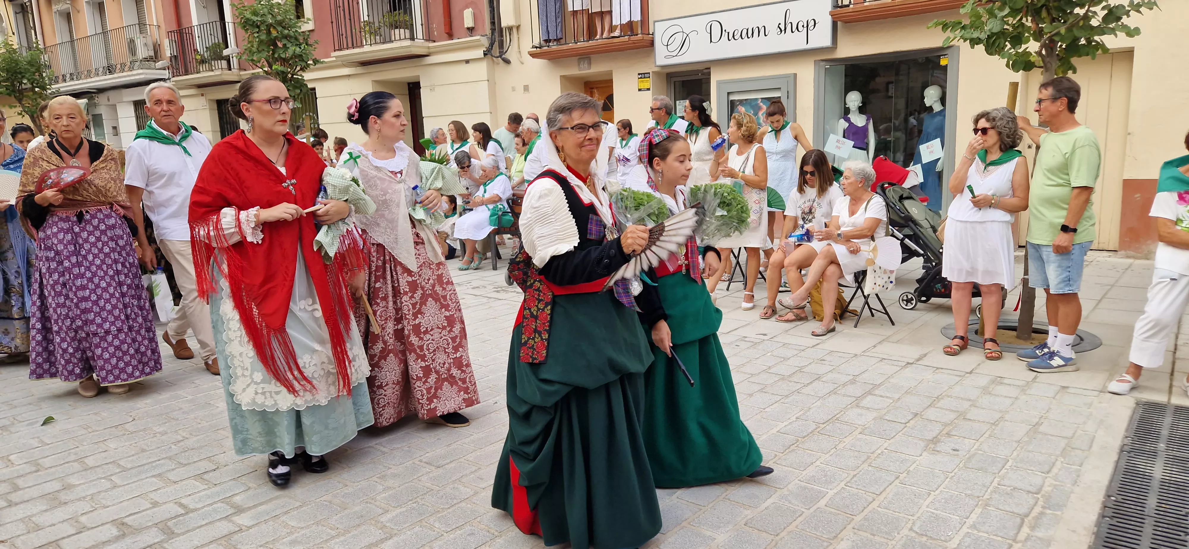 Ofrenda de Flores y Frutos a San Lorenzo. Foto Myriam Martínez
