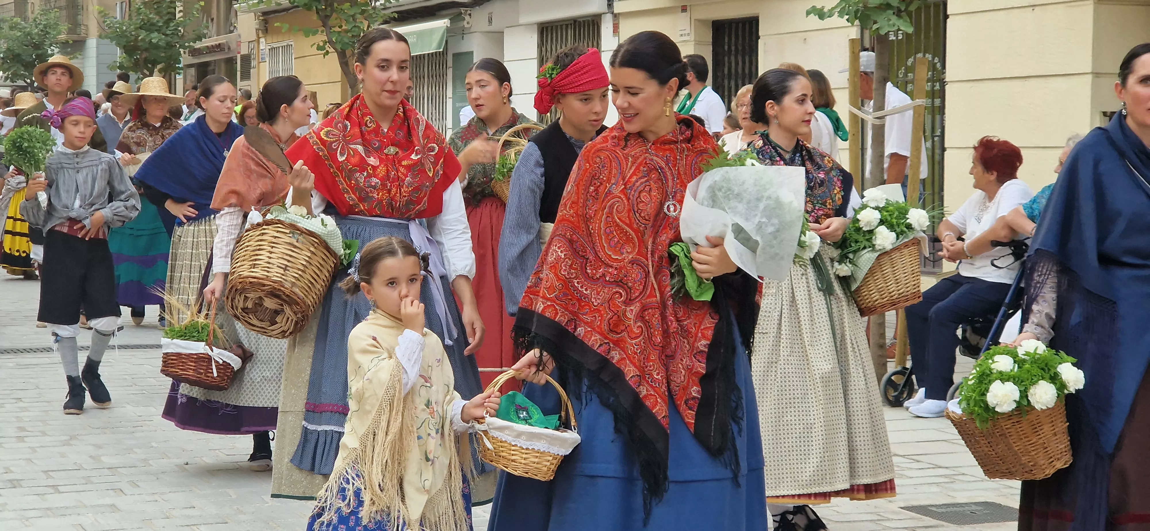 Ofrenda de Flores y Frutos a San Lorenzo. Foto Myriam Martínez
