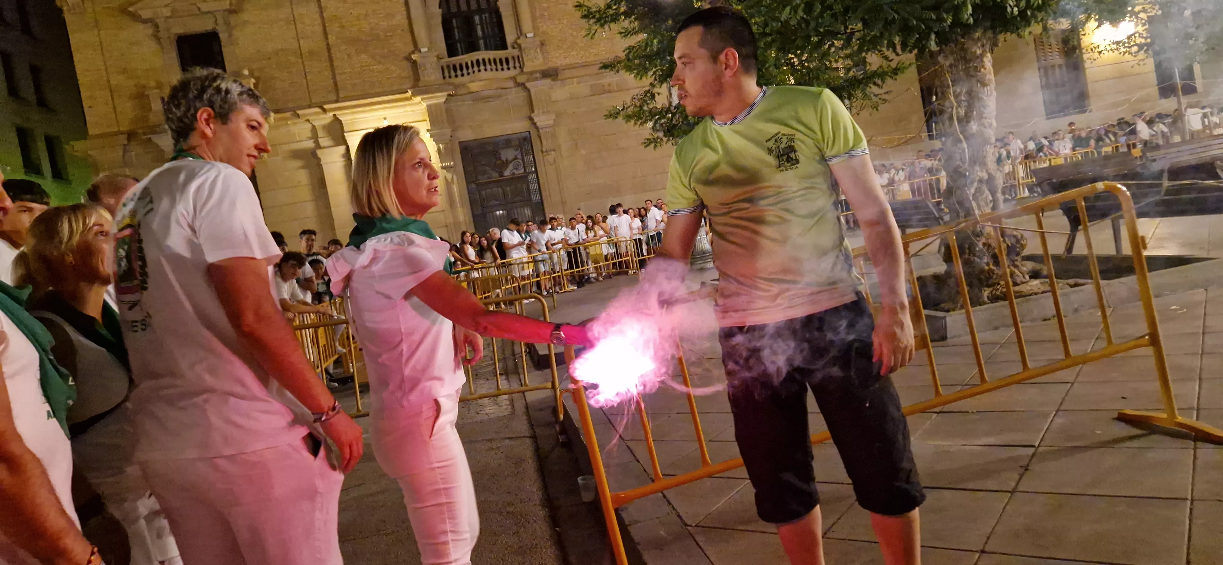 Colección de fuegos artificiales y traca final de San Lorenzo. Foto Myriam Martínez