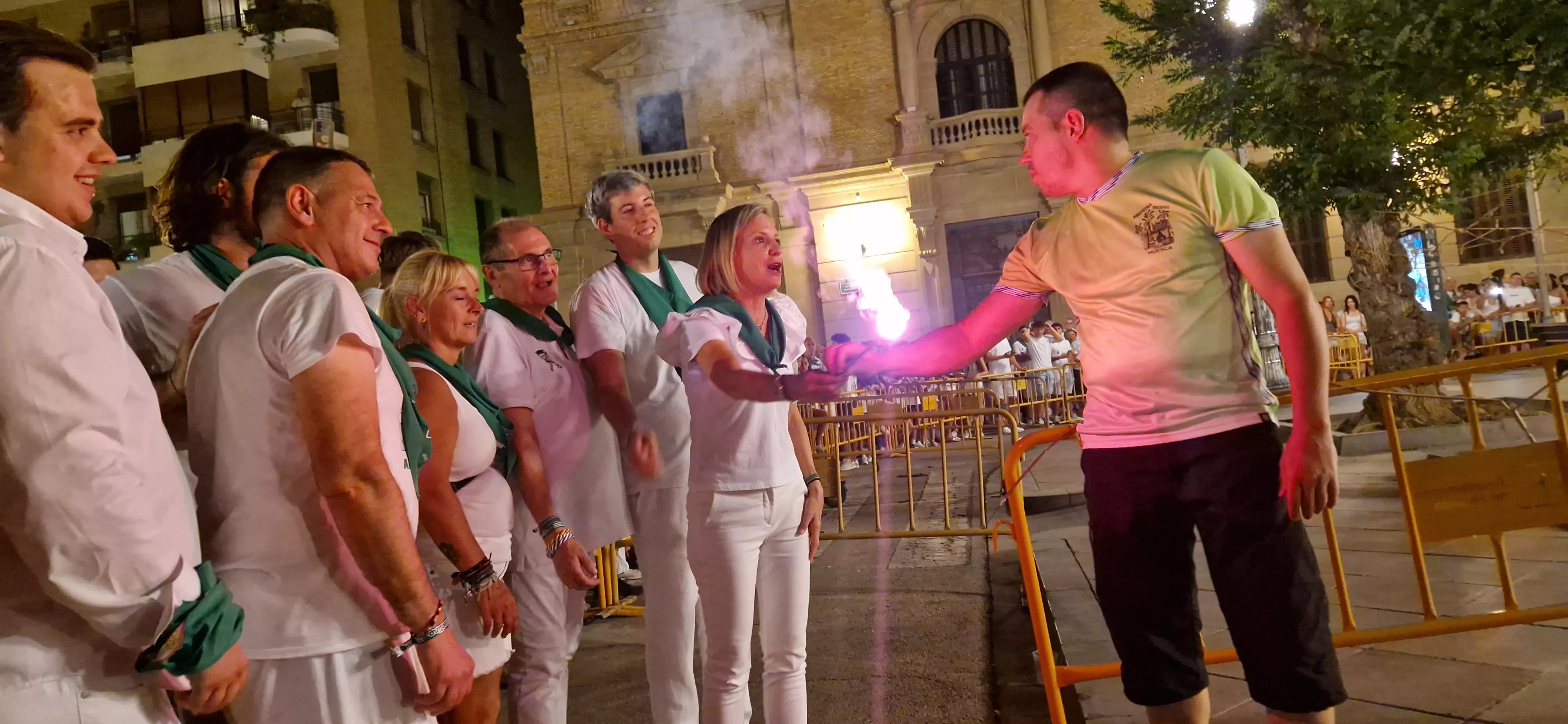 Colección de fuegos artificiales y traca final de San Lorenzo. Foto Myriam Martínez