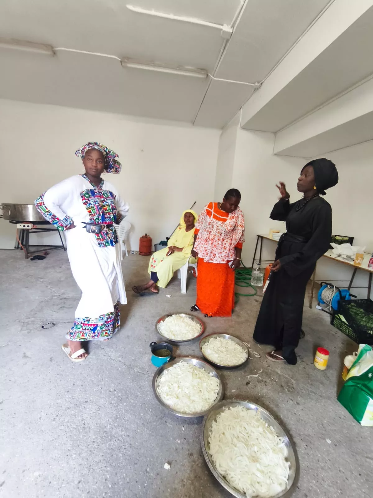 Preparativos de la fiesta del Gran Magal en Lanaja.