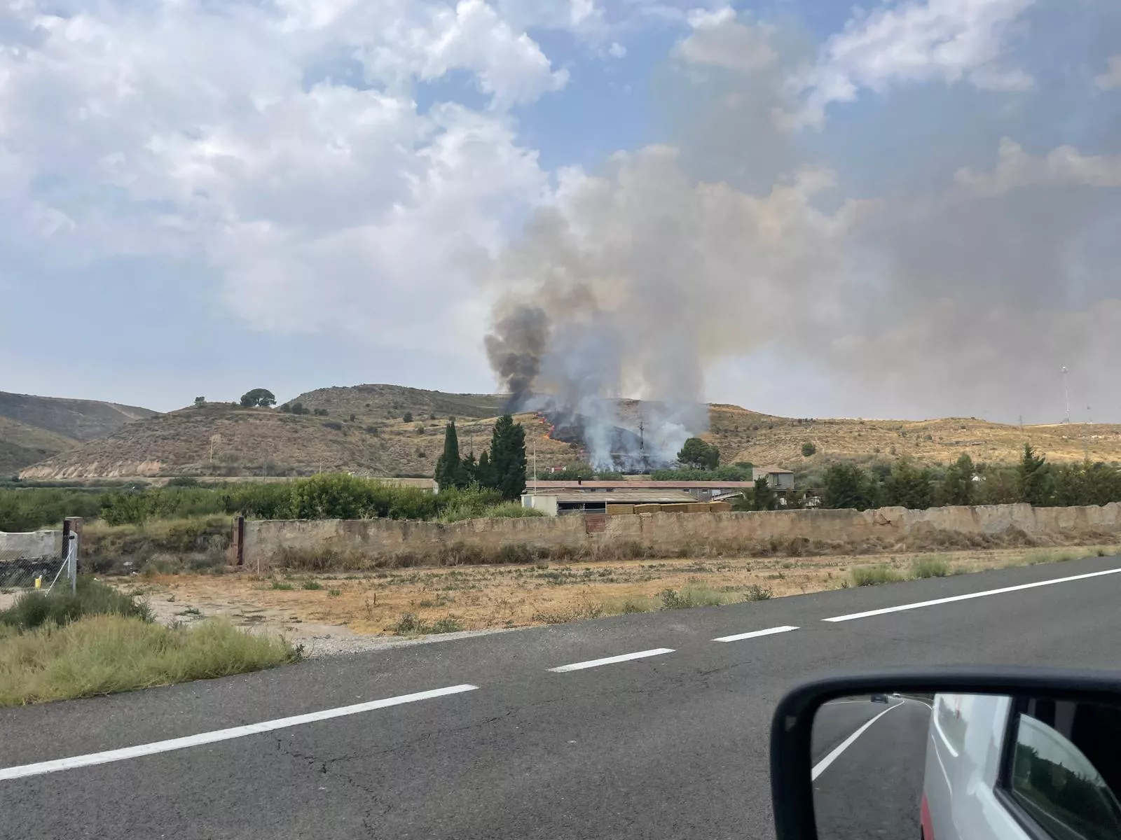 Incendio en Torrente de Cinca Incendio en Torrente de Cinca