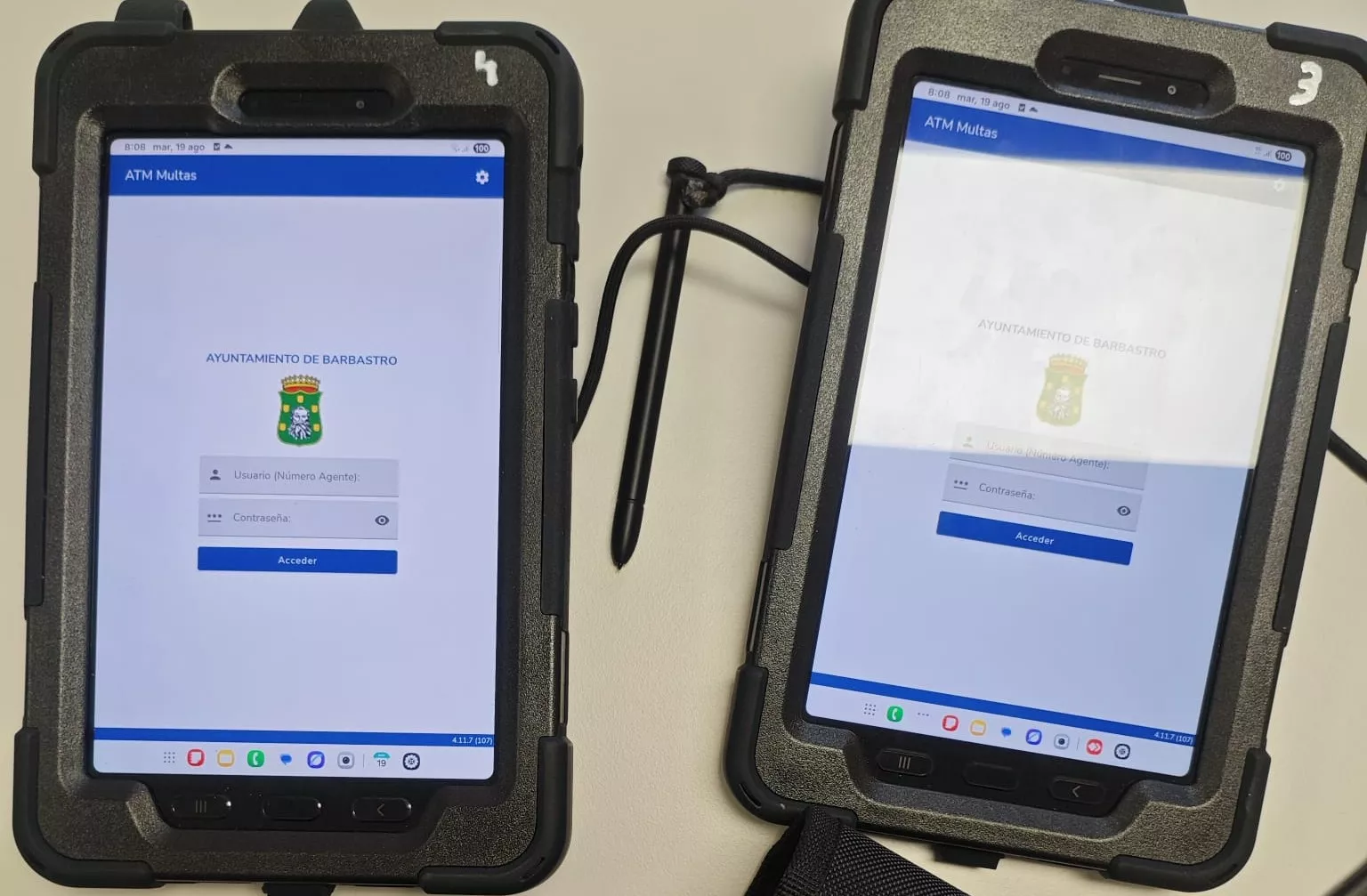 La Policía Local de Barbastro digitaliza las multas de tráfico con tablets y notificación inmediata.