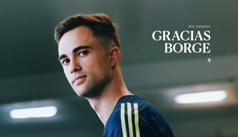 El binefarense Andrés Borge y el Real Zaragoza finalizan su relación